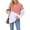 Red, variant on Women Striped Color Block Long Sleeve Crew Neck Sweatshirt Casual Loose Fit Pullover Shirts Side Split Tunic Tops