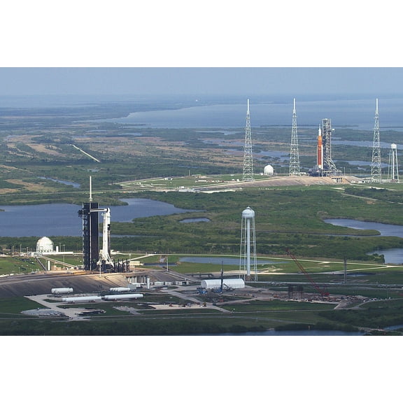 24x36 gallery poster, Launch Pad 39A, Kennedy Space Center, Cape Canaveral, Florida