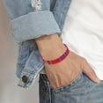 thumbnail image 1 of SIfdSeng Color Rope Woven Bohemia Bracelet Adjustable Boho Surfer Bracelet for Men Women Thin String Rope Handmade Beach Bracelet Colorful Bracelet Charm Bracelets for Girls Italian Charm Bracelets, 1 of 3