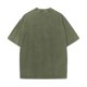 thumbnail image 5 of Tops para hombre, blusas y camisas de cuello redondo y manga corta para hombre, camisetas deportivas informales de color liso con cuello redondo y efecto desgastado, blusas de licra para hombre., 5 of 5