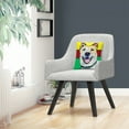 thumbnail image 4 of Sydney' Animals Pets Painting Bold By Pat Saunders-White 16 X 16 Decorative Throw Pillow, 4 of 4