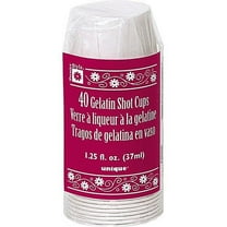 Unique Paper Gelatin Shot Cups 1.25 oz White (Pack of 20)