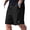 Black, variant on Mens Shorts with Pockets and Drawstring Jacquard Texture Casual Men's Shorts Waffle Knit Short, Dark Green, 3XL