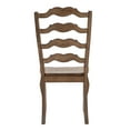 thumbnail image 5 of Weston Home Farmhouse French Ladder Back Wood Dining Chairs, Set of 2, Oak, 5 of 7