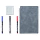 thumbnail image 2 of Cuaderno reutilizable, impermeable, agenda, bloc de notas, bloc de notas, cuaderno de escritorio Azul marino, 2 of 9