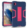 thumbnail image 2 of Allytech Galaxy Tab A9 Plus Case 2023 with Screen Protector Hybid Heavy Duty Rugged Shockproof Kickstand Kids Cover for Samsung Galaxy Tab A9+/Plus 11 Inch Tablet SM-X210/X216/X218, Navy+Rose, 2 of 7
