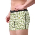 thumbnail image 5 of Salouo Daisies Flowers Print Men's Boxer Briefs,Breathable Underwear Elastic Waistband Briefs for Men -XX-Large, 5 of 8