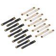 thumbnail image 1 of Organizador de Cables de Cuero Unique Bargains Negro/Dorado Paquete de 20, 1 of 6
