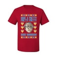 thumbnail image 2 of Wild Bobby, Have a Pretty Pretty Pretty Good Hanukkah Curb Larry, Hanukkah, Men Graphic Tee, Red, 5X-Large, 2 of 4