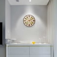 thumbnail image 5 of Yayeee Wall Clock Battery Operated 11.9" Silent Quartz Non-Ticking for Living Room Decor, Retro Pink Stars, 5 of 8