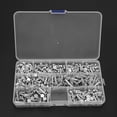 thumbnail image 3 of Flat Head Solid Rivet, Lat Head Solid Aluminum Rivet, 350pcs Long Service Life,  Corrosion Resistance For Factory Home School Office, 3 of 8