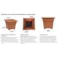 thumbnail image 4 of Novelty Earthbox Natural Root and Veg Garden Kit, Square, Terra Cotta Color, 18", 4 of 7