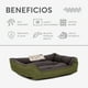 thumbnail image 5 of Cama para perro Alebripets  Cama Chica Verde Militar, 5 of 8