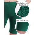 thumbnail image 5 of Made by Olivia Women's Basic Solid Active Yoga Biker Shorts, 5 of 5
