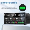 thumbnail image 3 of NICE-POWER DC Power Supply Variable 30V 10A 300W Car Battery Charger Battery Charging DC Power Supply Output Switch/OCP OVP Function Quick Charge Port, 3 of 9