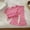 k-907Pink1877, variant on SONGGE Toddler Girls Summer Outfit Sets Elastic Solid Color O-Neck Short Sleeve Tops With Flared Pants Soft Casual Two Piece Back To School Trendy Clothes Sets