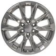 thumbnail image 2 of OE Wheels CV26 20 Inch Rims and Tires Fit Silverado 1500 LTZ Style 6x139.7 20x9 Polished - Hollander 5920 - Dueler H/L Alenza 275/55-20 (Set of 4), 2 of 5