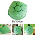 thumbnail image 3 of pitrice Creative Wearable Turtle Shell Plush Toy Cushion for Living Room Decor 80cm, 3 of 9