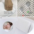 thumbnail image 5 of Almohada De Baño, Almohada De Baño Reposacabezas De Baño Y Spa con Ventosa Alfombra De Baño Almohada De Baño (2 Ventosas Grandes, 29 * 20 Cm), 5 of 5