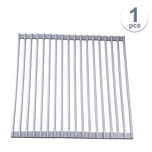 Yeacher Roll-Up Dish Drying Rack Multipurpose Rollable Over the Sink Silicone Kitchen Dish Drainer Sink Drying Rack for Fruits and Vegetable