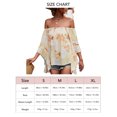 thumbnail image 1 of LAFGUR Bell Sleeve Shirt, Off Shoulder Tops Loose For Daily Life, 1 of 5