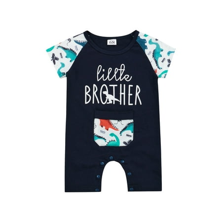 

JYYYBF Newborn Summer Baby Boy Girl Animal Print Romper Bodysuit Jumpsuit One Piece Outfit Clothes Black 12-18 Months