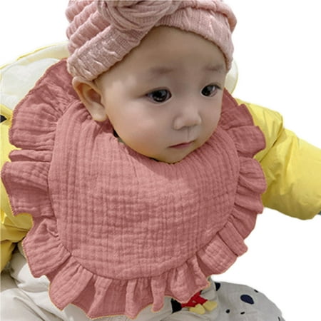 

Babys Boys Girls Towel Ruffle Cotton Lace Cute Bag Bibs Burp Cloths Sixteen Colours Outwear Solid Colours