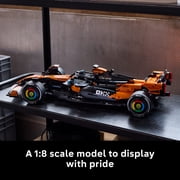 LEGO Technic McLaren MCL39 F1 Car Building Set for Adults - Room or Office Decor for Men & Women, Ages 18+ F1 Gifts for Fans - Authentic Details - 42228
