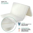 thumbnail image 4 of Stock Your Home Foldable Travel Pack n Play Mattress Pad with Bag Waterproof Mini Crib Mattress with Memory Foam for Playards Includes Travel Case, 4 of 5