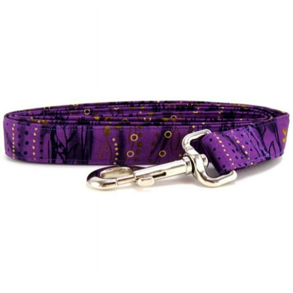 Purple Stripe Batik Dog Leash - Size - Mini