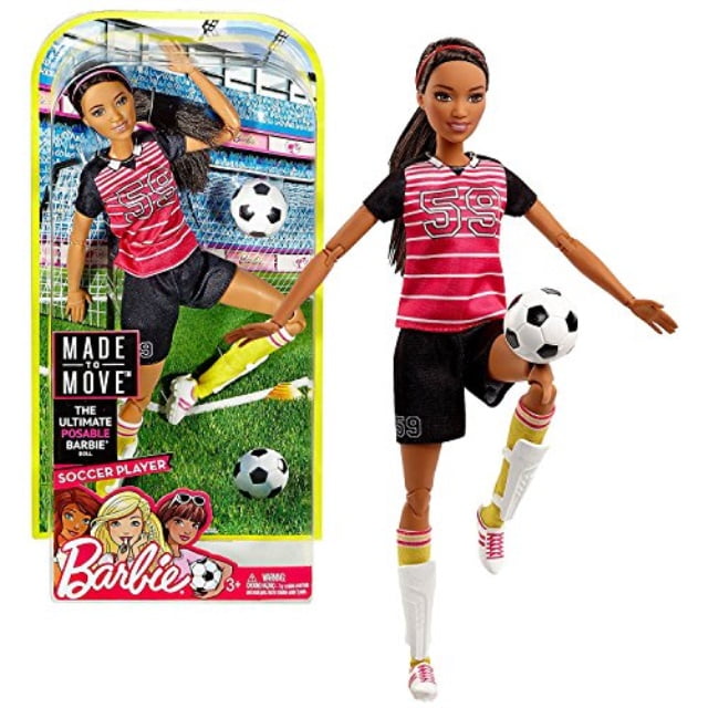 Barbie Mattel Soccer Player Doll Made to move HEAD Kopf a.Fashion Konvult Sammlu 