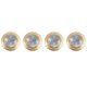 thumbnail image 2 of Set Gold Top Hat Knob for Gibson for Les Paul Gold Foil Button, 2 of 5
