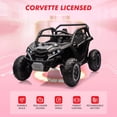 thumbnail image 1 of 24V Ride On Car for Kids, 4WD Battery Powered Off-Road Electric UTV with Remote Control, 2 Seater Ride On Toy with High/Low Speed, Power Display, Headlights, Music, 1 of 8