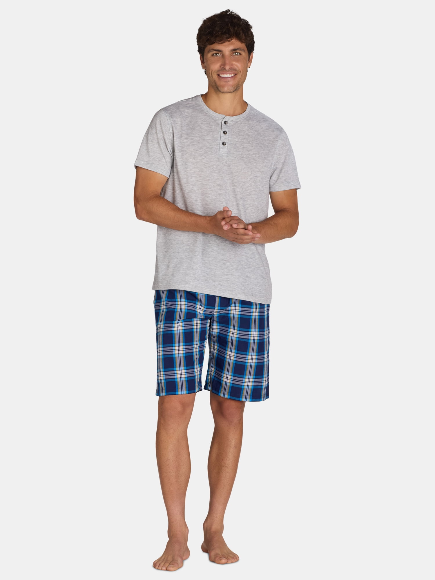 Hanes Men's Soft Woven Sleep Shorts, 10" Inseam