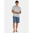 thumbnail image 2 of Hanes Men's Soft Woven Sleep Shorts, 10" Inseam, 2 of 5