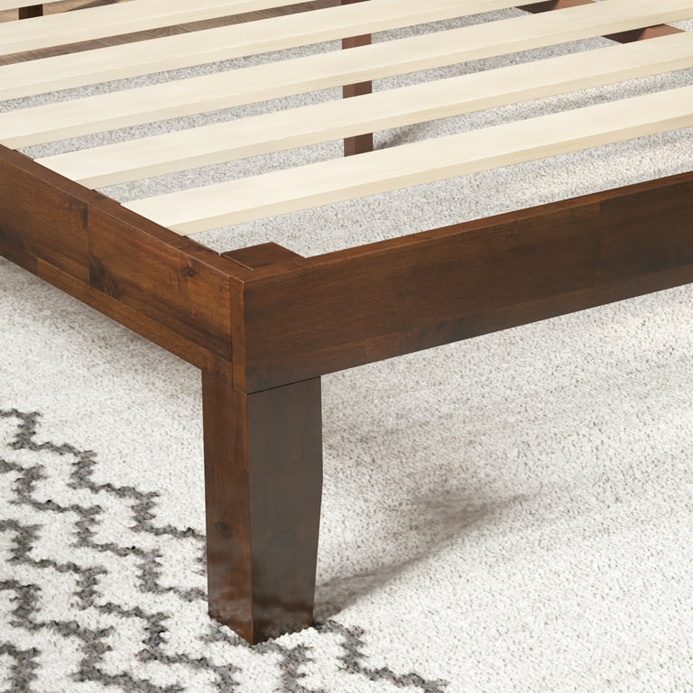 Zinus moiz wood platform bed cheap frame
