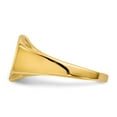 thumbnail image 3 of 14K Yellow Gold Ring Band Signet 8.5x11.5mm Open Back, Size 9, 3 of 5