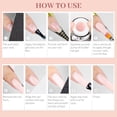 thumbnail image 7 of Saviland Nudes Pink Builder Nail Gel Kit - 30ML Hard Strengthener Gel Nail Extension with Air Cushion Design, Nail Forms and Acrylic Nail Brush, 7 of 7