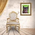 thumbnail image 3 of Dean Russo Collection 15x18 Gold Ornate Wood Framed with Double Matting Museum Art Print Titled - Watchful Cat, 3 of 4