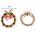 thumbnail image 2 of 2pcs Creative Christmas Wreath Wrought Iron Christmas Bell String Pendant Christmas Decorations, 2 of 5