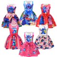 thumbnail image 2 of 2024 Disney Lilo & Stitch Kids For Girls Vestido Falda de película Lindo dibujo animado Stitch Vestidos de fiesta Lazo Niñas Vestidos casuales, 2 of 5