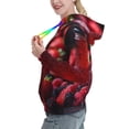 thumbnail image 2 of Kdxio Berry Infused Refreshment Print Womens Oversized Hoodies Sweatshirts Hooded Pullover Tops Sweaters Casual-Large, 2 of 7