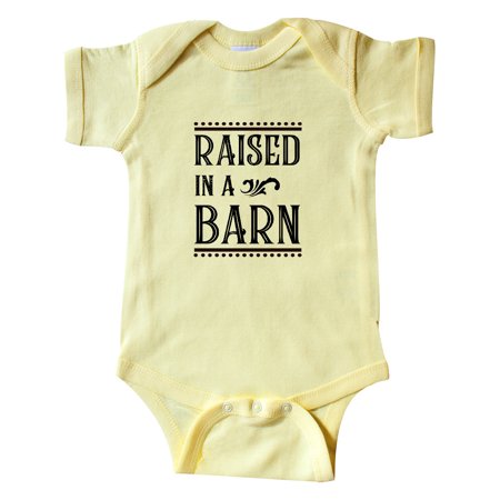 

Inktastic RAISED in a BARN Gift Baby Boy or Baby Girl Bodysuit