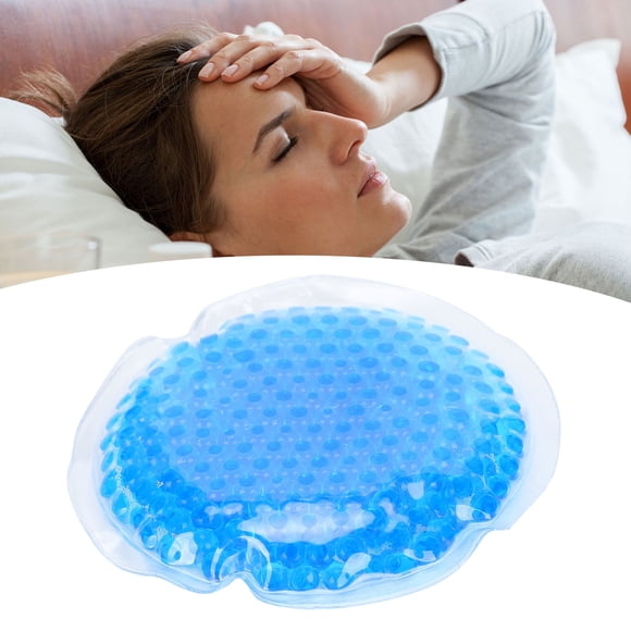 Paquete de Hielo de Gel Reutilizable, Compresa Fría y Caliente, Forma Redonda, Alivio del Dolor, Paquete de Gel para Aliviar El