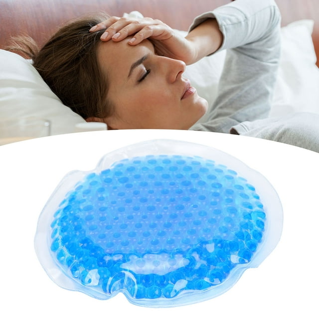 Paquete de Hielo de Gel Reutilizable, Compresa Fría y Caliente, Forma Redonda, Alivio del Dolor, Paquete de Gel para Aliviar El