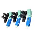 thumbnail image 2 of Ruiboury 50 Pieces Simplex Mode Fiber Optic Coupler Office School Portable Optical Cable Adapter Conversion Connector Accessories, 2 of 8