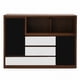 thumbnail image 1 of Hogare Mueble Bufetera Galicia, Cava Multifuncional de Melamina Parota Blanco, 1 of 6
