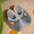 thumbnail image 5 of Lilgiuy Women New Comfortable Home Cute Winter Cotton Slippers Couple Models Thick Bottom Warm Cotton Slippers Cute Womens House Slippers for Home Leisure, 5 of 6