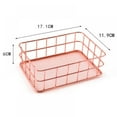 thumbnail image 3 of Sacredtree Iron Storage Baskets Home Garden Organization Pink Desk Office Accessories, 3 of 6