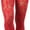 Full Footed - Red, variant on ToBeInStyle Women's Spandex Sheer Pantyhose w/ Woven Floral Design - Black